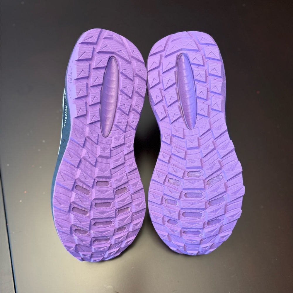 New Balance Women's Grey and Purple Running Shoes - Wide - Picture 6 of 8